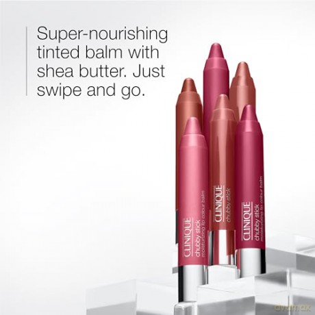 CLINIQUE Chubby Sticks Moisturizing Lip Colour Balm Nr.03 Fuller Fig, 3 g