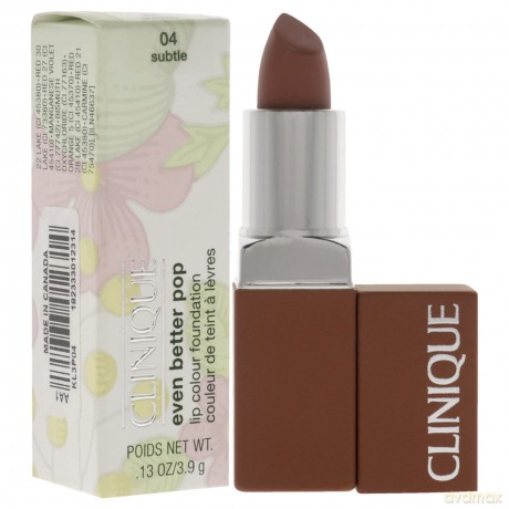 Clinique Even Better Pop Lip Colour Lippenstift, 04 Subtle, 30 g