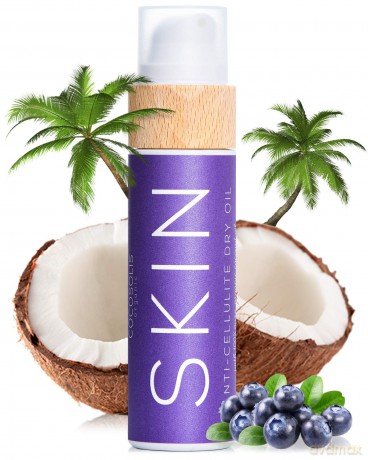 COCOSOLIS SKIN Anti Cellulite - Bio-Trockenöl gegen Orangenhaut - Strafft, erfrischt und revitalisiert die Haut - pflegendes Öl für Massage (110)