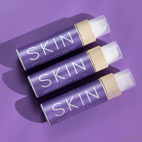 COCOSOLIS SKIN Anti Cellulite - Bio-Trockenöl gegen Orangenhaut - Strafft, erfrischt und revitalisiert die Haut - pflegendes Öl für Massage (110)