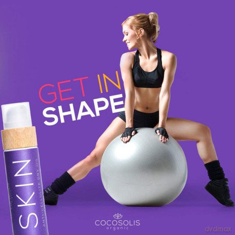 COCOSOLIS SKIN Anti Cellulite - Bio-Trockenöl gegen Orangenhaut - Strafft, erfrischt und revitalisiert die Haut - pflegendes Öl für Massage (110)