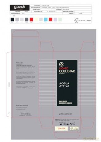 Collistar Acqua Attiva Energetisierendes Eau de Toilette, frischer Duft für den Körper mit Zitrusnoten, 100 ml