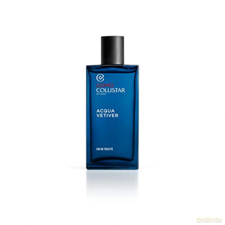 Collistar Acqua Vetiver Revitalisierendes Eau de Toilette, intensiver Duft für den Körper mit würzigen Noten, 100 ml