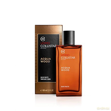 Collistar Acqua Wood Belebendes Eau de Toilette, ein Duft mit holzigen Noten und aromatischen Akzenten, der den Körper sanft umhüllt, 100 ml