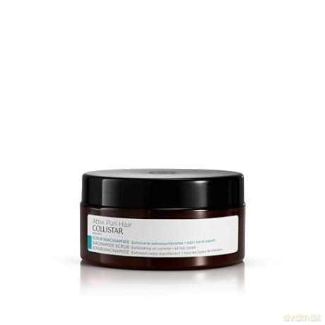 Collistar Aktiv Puri Hair Scrub Niacinamid, Balancing, für alle Haartypen, 250 ml
