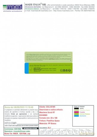 Collistar Aktiv Puri Hair Scrub Niacinamid, Balancing, für alle Haartypen, 250 ml