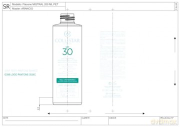 Collistar aktive Spray-Sonnenschutzmilch für hypersensible Haut, LSF 30, ideal für empfindliche/reaktive Haut, für Gesicht und Hals, wasserfest, 200 ml