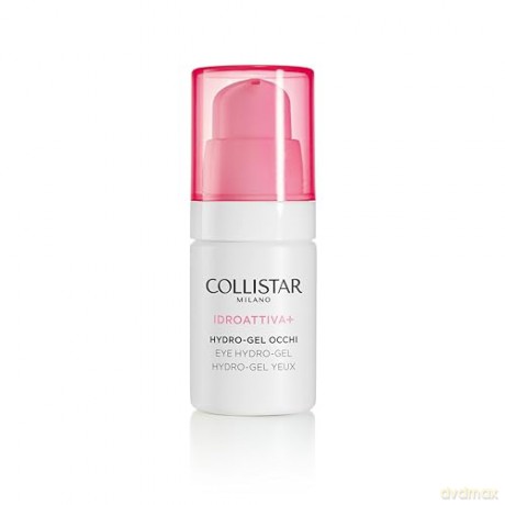 Collistar Feuchtigkeitsspendende Augenpartie +, Hydro-Gel für die Augen, feuchtigkeitsspendend, gegen Augenringe, Anti-Tränensäcke, Feuchtigkeit 100H, Gel mit frischem Effekt, für alle Hauttypen, 15