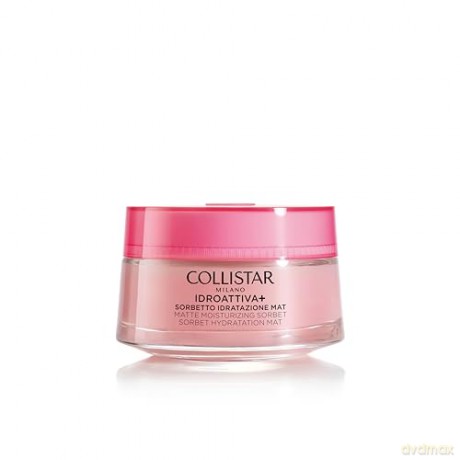 Collistar Feuchtigkeitsspendende Gesichtscreme, Mat-Sorbet, feuchtigkeitsspendend, 100 H, leichte Textur, ideal für Mischhaut und fettige Haut, 50 ml