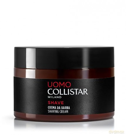 Collistar Herren Rasiercreme, geeignet für empfindliche Haut, feuchtigkeitsspendend und beruhigend, weiche und gleitende Textur, mit Haferextrakt, 200 ml