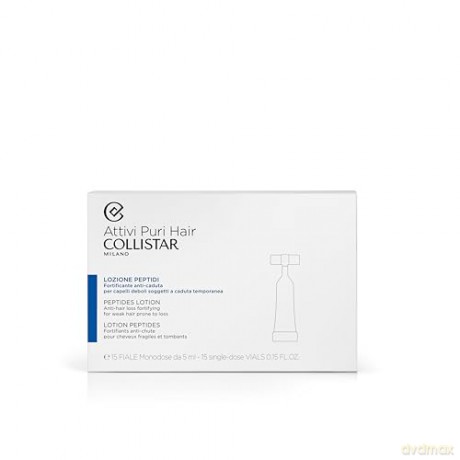 Collistar Lotion Mit Peptiden, Stärkt und Wirkt Gegen Haarausfall, Schwaches und Zeitweise Ausfallendes Haar, 15x5 ml