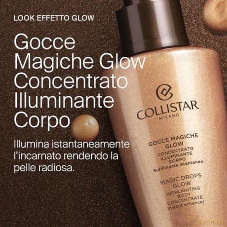 Collistar Magische Glow-Tropfen, Aufhellungskonzentrat, leichte und frische Textur, keine aktiven Selbstbräuner, 125 ml