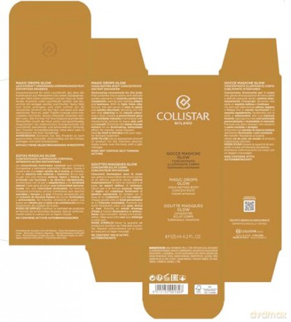Collistar Magische Glow-Tropfen, Aufhellungskonzentrat, leichte und frische Textur, keine aktiven Selbstbräuner, 125 ml