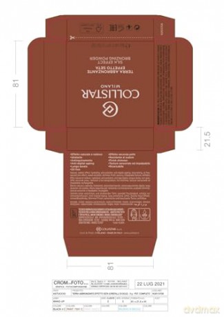 Collistar TERRA ABBRONZANTE EFFETTO SETA 09 - CRISTALLI DI SOLE SHIMMER, 9 G.