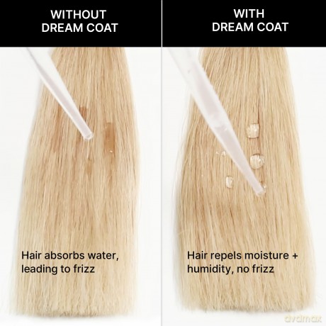 Color Wow Dream Coat Anti Frizz Spray für superglattes Haar, Hitzeschutz für Haare hält bis zu 3 Haarwäschen, Glanzspray für geschmeidige Haare, 50ml