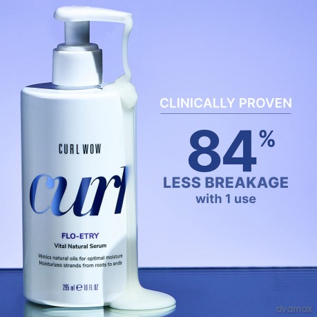 Color Wow Haarserum Lockiges Haar "Flo-Etry", Hitzeschutz Locken Anti-Frizz, Curl Wow Hair Serum, Geschmeide Locken intensive Haarpflege, 295ml