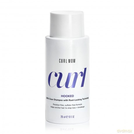 Color Wow Lockenshampoo "Hooked" Shampoo Lockiges Haar, Curl Wow Anti-Frizz Locken Pflege für schwungvoll definierte Locken, Tiefenreinigungs-Shampoo für Traumlocken, 295 ml