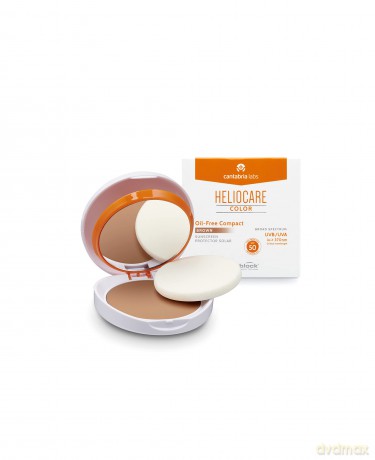 Compact Makeup SPF 50 Color Oil-Free Compact 10g - Shade: Brown