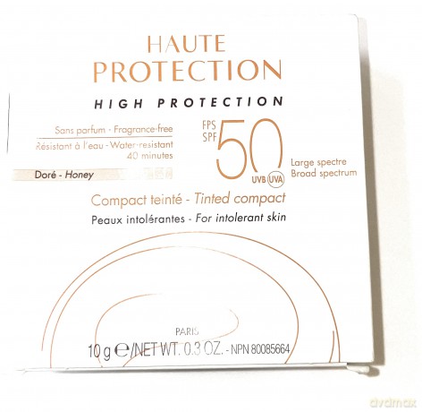 COMPACTO con color alta protección SPF50#dorado 10 gr