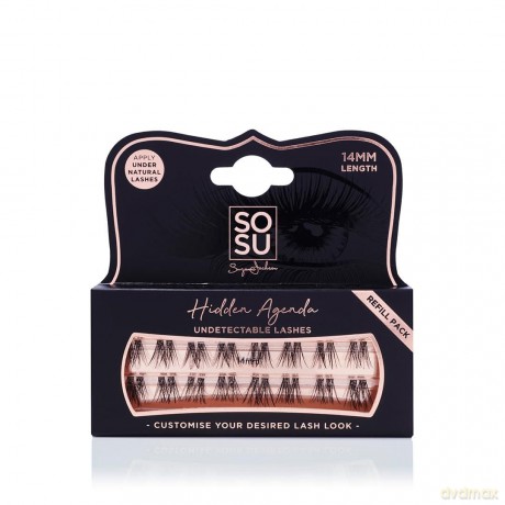 Complementary individual lashes Hidden Agenda 14 mm Individual Lashes