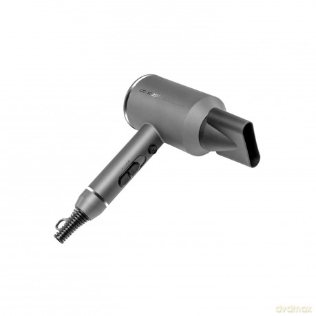 Concept Titan Care VV5750 Haartrockner mit Ionisator 3 Temperaturstufen und 2 Luftströmungsgeschwindigkeiten 1600 W, Matt Grau