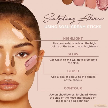 Contour stick Contour on the go 7 g - Shade: Warm