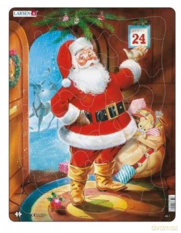 Larsen Puzzle Święty Mikołaj 33 elementy [PUZZLE]