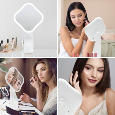 Cosmetic mirror Illuminated Flower Mirror