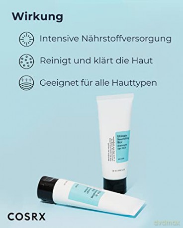 COSRX Gesichtsmaske Ultimate Nourishing Rice Overnight Spa Mask | Feuchtigkeitscreme mit 68% Reis-Extrakt und 2% Niacinamid | für alle Hauttypen | Vegan, tierversuchsfrei | Korean Skincare