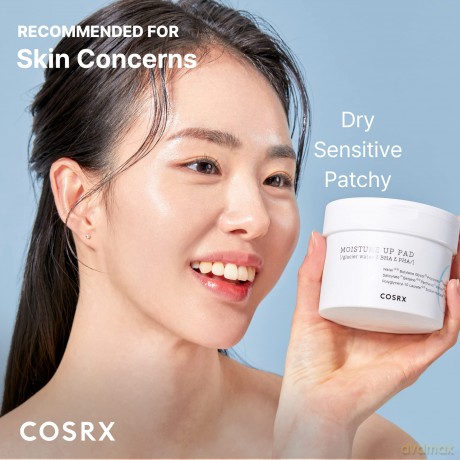 COSRX One Step Original Moisture Up Pad 70 Pads | Exfoliating Peeling Toner Wattepads mit BHA für Resurfacing Exfoliate Verkleinern Poren Blackheads Mitessern