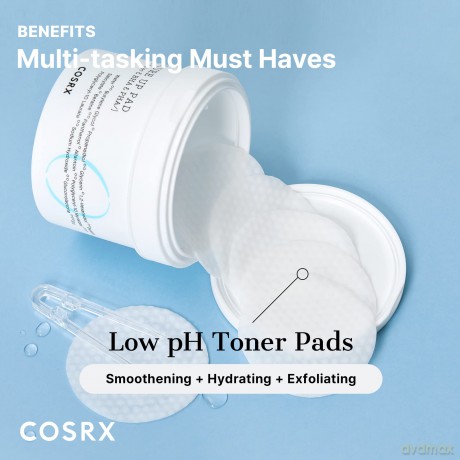 COSRX One Step Original Moisture Up Pad 70 Pads | Exfoliating Peeling Toner Wattepads mit BHA für Resurfacing Exfoliate Verkleinern Poren Blackheads Mitessern