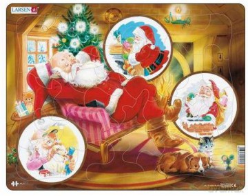 Larsen Święty Mikołaj 33 elementy [PUZZLE]