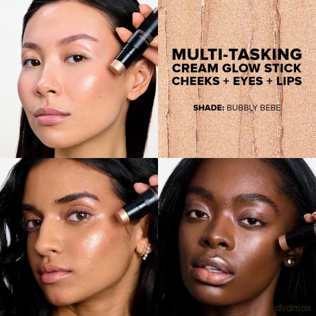 Cream highlighter Nudies Glow Highlighter Stick - Shade: Bubbly, Bebe