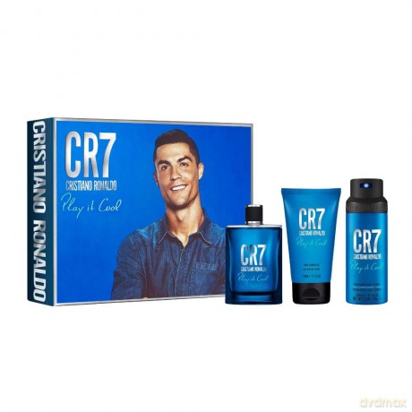 Cristiano Ronaldo Play It Cool 3-teiliges Geschenkset: Eau de Toilette 100 ml - Duschgel 150 ml - Körperspray 150 ml