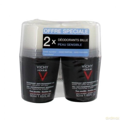 Deo Anti-Transpirant 48H Anti-Irritation Roll-On Lote 2 Pz