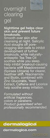 Dermalogica Medibac Overnight Clearing Gel Unisex, Gesichtsgel, 1er Pack (1 x 50 ml)