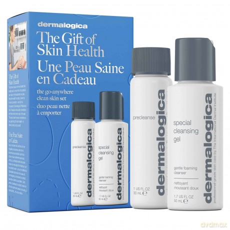 Dermalogica The Go-Anywhere Clean Skin Set: PreCelanse (1.0 fl oz) Special Cleansing Gel (1.7 fl oz)