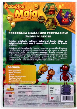 Pszczółka Maja 08: Noc Gigantów [DVD]