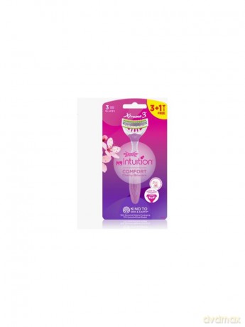 Disposable razor for women My Intuition Comfort Cherry Blossom 3 + 1 pc