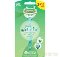 Disposable razor for women My Intuition Comfort Sensitiv e 3 + 1 pc