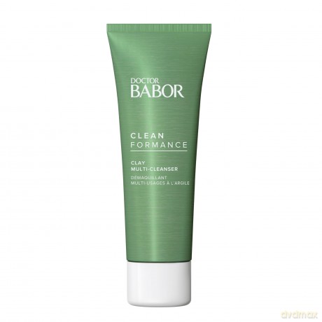 DOCTOR BABOR CLEANFORMANCE Clay Multi-Cleanser für jede Haut, Milde Reinigung und Reinigungsmaske, Prä-/Probiotika Komplex, Vegane Formel, 1 x 50 ml