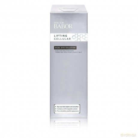 DOCTOR BABOR Dual Eye Solution, Anti-Aging Augenpflege Duo für Tag und Nacht, Lifting Cellular zum Straffen und Regenerieren, Vegane Formel, 2 in 1 (30 ml)
