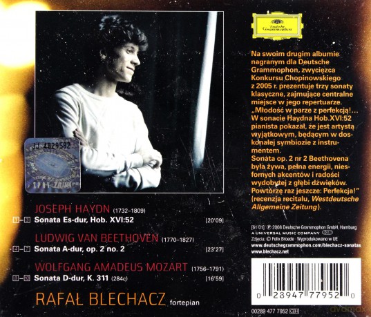 Rafał Blechacz: Sonaty: Haydn, Beethoven, Mozart (Polska Cena) [CD]