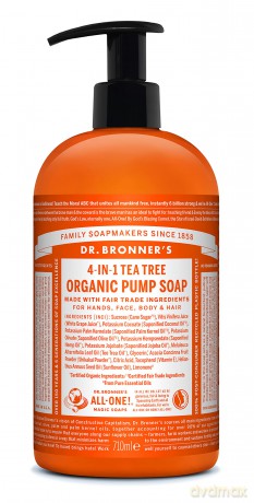 Dr. Bronner's Sugar Soap Flüssigseife Tea Tree 355 ml