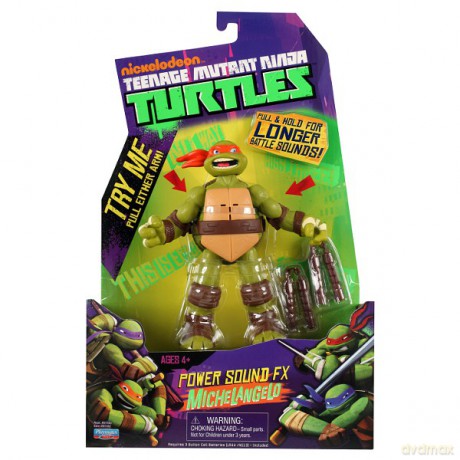 TURTLES Żółwie Ninja SFX Mike 15cm z dźwiękiem [ZABAWKA]