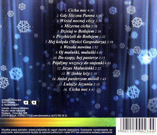 Krystyna Giżowska: Najpiękniejsze Kolędy [CD]