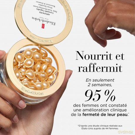 Elizabeth Arden - Advanced Ceramide, Geschenk zum Muttertag - Faltenglättungsset: Advanced Kapseln (60 Stück) + Retinol Kapseln (7 Stück) + Feuchtigkeitsspendende Tagescreme SPF 15 + Augencreme
