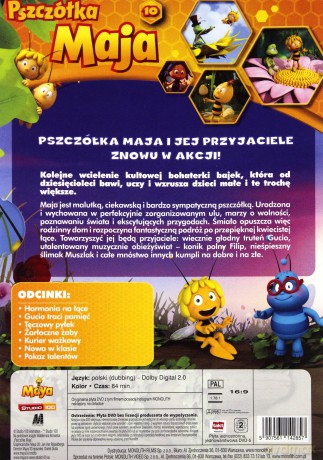 Pszczółka Maja 10: Tęczowy pyłek [DVD]