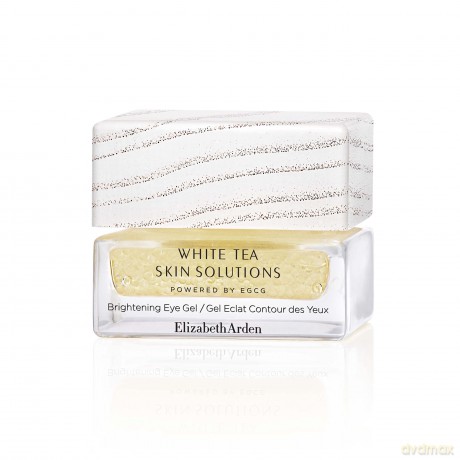 Elizabeth Arden Elizabeth Arden White Tea Skin Solutions Brightening Eye Gel, feuchtigkeitsspendende Augencreme, bekämpft Augenringe, glättet, 15ml