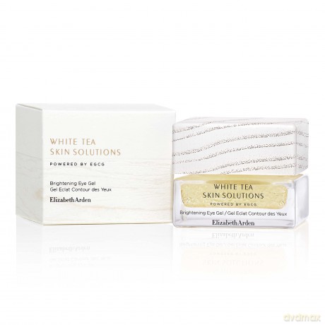 Elizabeth Arden Elizabeth Arden White Tea Skin Solutions Brightening Eye Gel, feuchtigkeitsspendende Augencreme, bekämpft Augenringe, glättet, 15ml